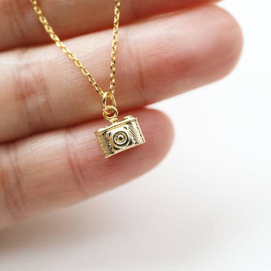 Super Tiny Camera Pendant Necklace