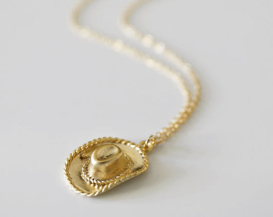 Cowboy Hat Necklace